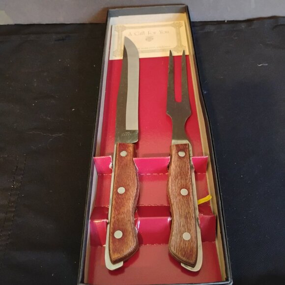 Maxam Japan Vintage Carving Set, New in Box - Picture 1 of 3
